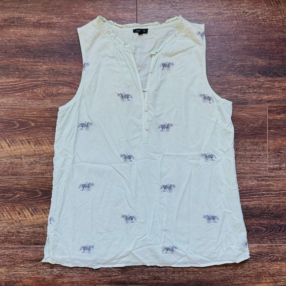 Talbots Tops - TALBOTS Zebra Print Blouse S